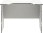ВАРДИГ стол компьютерный ИКЕА / IKEA K2 100x82, белый/серебристый | изображение 1