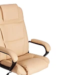 Кресло BERGAMO хром (22), кож/зам, бежевый, 36-34 | изображение 11