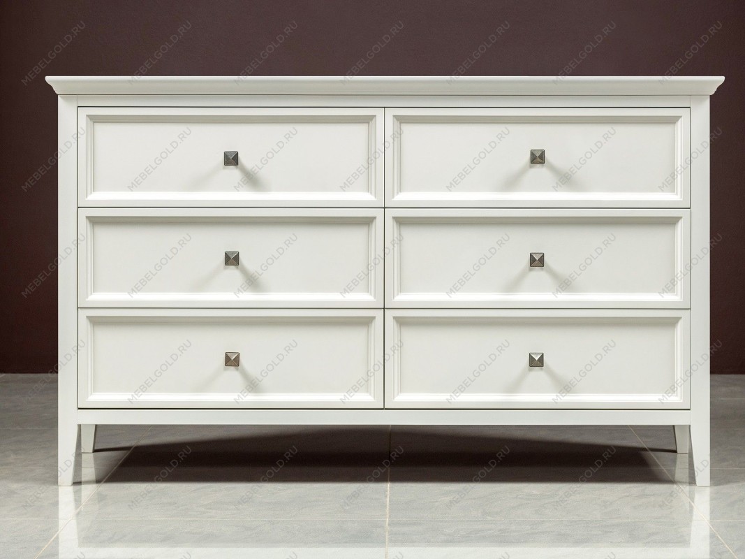 Комод большой 6 ящиков Manhattan (Молочный) | изображение 3