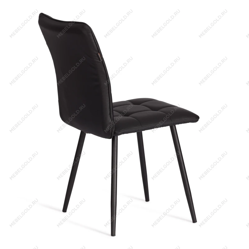 Стул обеденный Bari, LT, экокожа, черная, 41х55х89 см | изображение 2