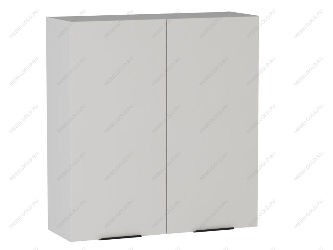 Шкаф 960 2-х дверный ШГ-90, Ватель (900*316*960) Экокожа Белый, 24364