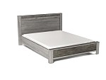 Кровать Люкс 1600 с подъемным механизмом, Денвер (1764*2213*1022) Риббек серый | изображение 1