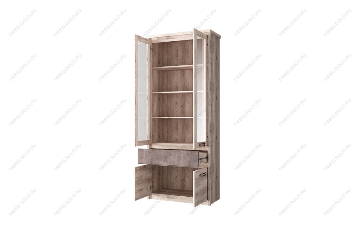 Шкаф с витриной Джаз 2V2D1S | изображение 1