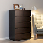 МАЛЬТА комод ИКЕА / IKEA 4+2 ящика 80х121 Дуб Венге | изображение 5