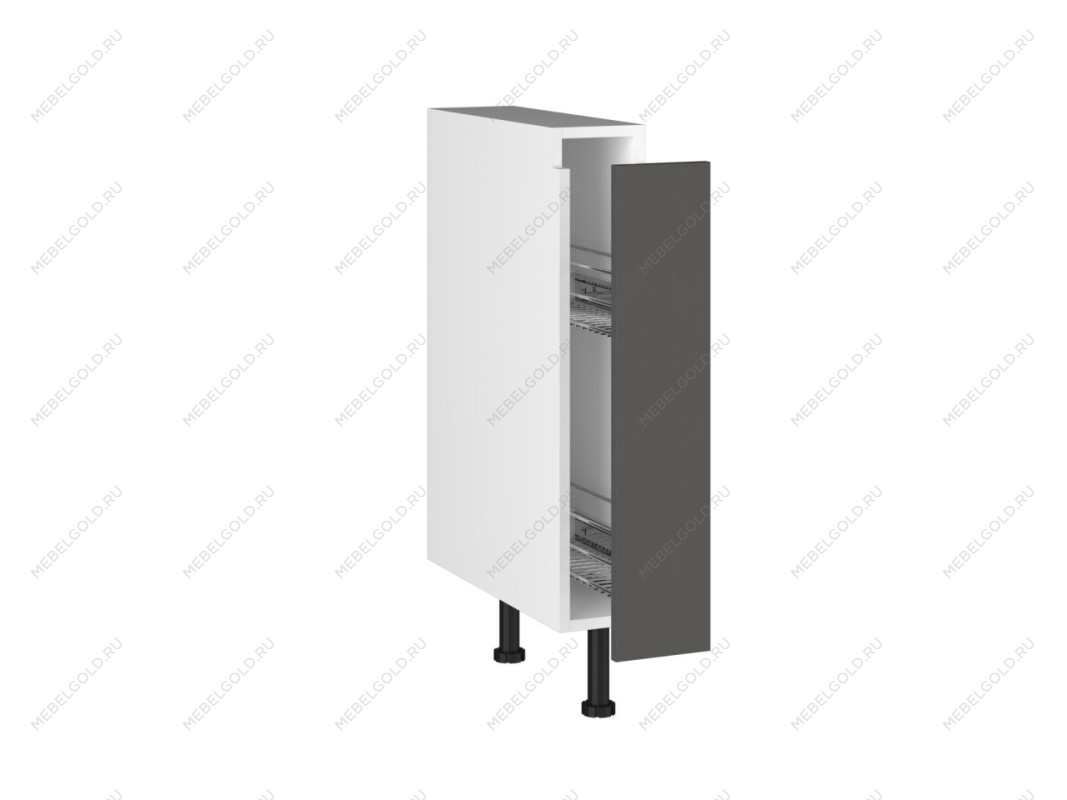 Стол, бутылочница СБ-15, Виста (150*523*870) Экокожа Серый, 26607 | изображение 1