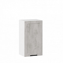 Шкаф кухонный 400 Джамис (Белый/Белый камень)