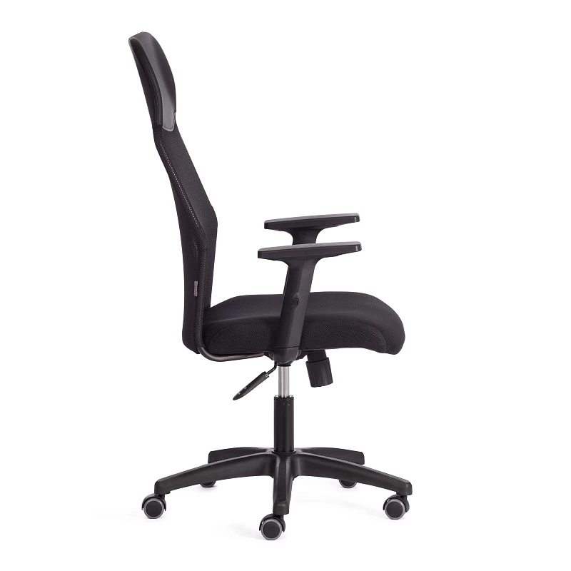 Кресло PRACTIC PLT, ткань/кож/зам, черный, TW-11 / W-11 / 36-6 | изображение 1