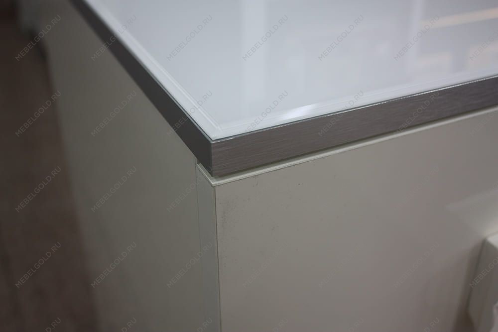 Комод узкий Диора слоновая кость/серебро ДКМ-2 | изображение 1