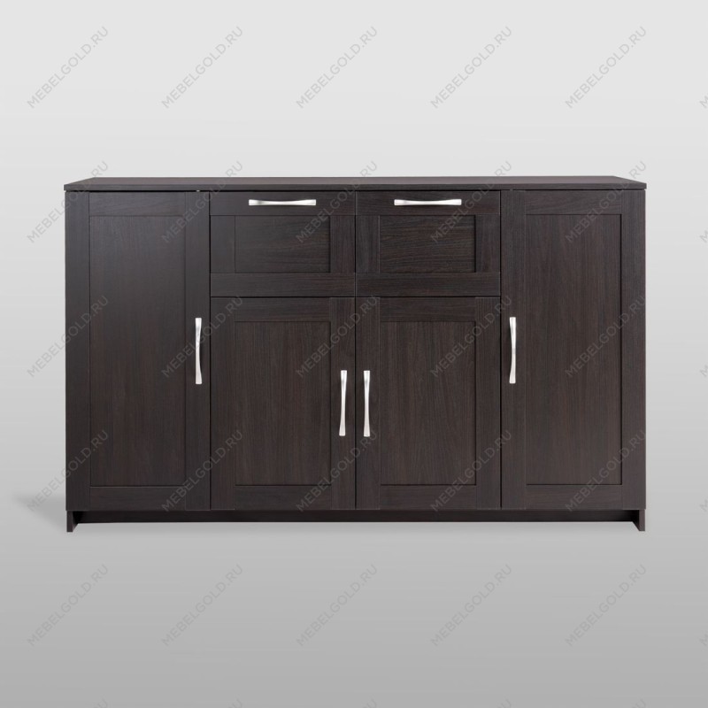 БРИМНЭС / СИРИУС тумба ИКЕА / IKEA 4 двери и 2 ящика 156х95 Дуб Венге | изображение 2