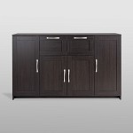 БРИМНЭС / СИРИУС тумба ИКЕА / IKEA 4 двери и 2 ящика 156х95 Дуб Венге | изображение 2