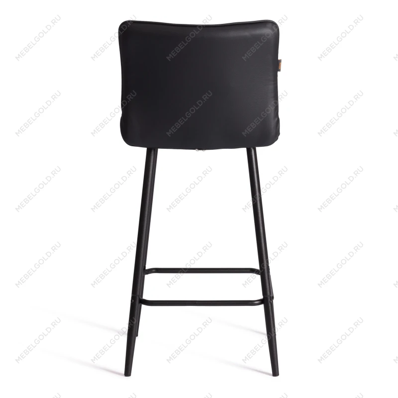 Полубарный стул Bari/Бари, экокожа, черный, 42х55х99 см | изображение 3