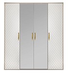 Шкаф Лара 4-дверный белый глянец | изображение 1