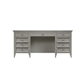 Стол письменный двухтумбовый Manhattan (Серый)