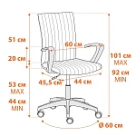 Кресло SPARK, флок, коричневый, 6 | изображение 12