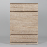 МАЛЬТА комод ИКЕА / IKEA 4+2 ящика 80х121 сонома | изображение 2