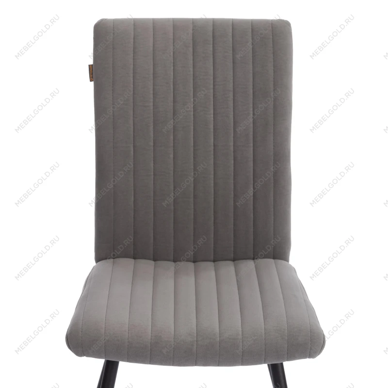 Стул обеденный Monte Carlo, флок, серый/черный, 29, 50х55х93 | изображение 5