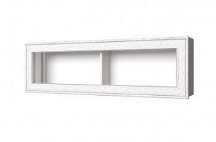 Полка навесная Тиффани 1V вудлайн кремовый - Выставка м. Марьина роща