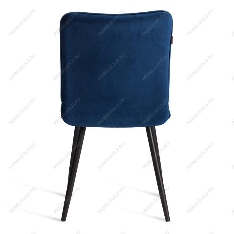 Стул обеденный Bari (2 шт. в упаковке), LT, велюр, Blue (синий), 41х55х89 см | изображение 3