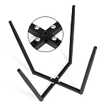 Стул обеденный La Rousse (2 шт. в упаковке), NEW, ткань рогожка, тёмно-серый, F68, 45х55х93 см | изображение 10