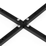 Стул обеденный La Rousse (2 шт. в упаковке), NEW, велюр, бежевый/черный, 7, 45х55х93 см | изображение 10