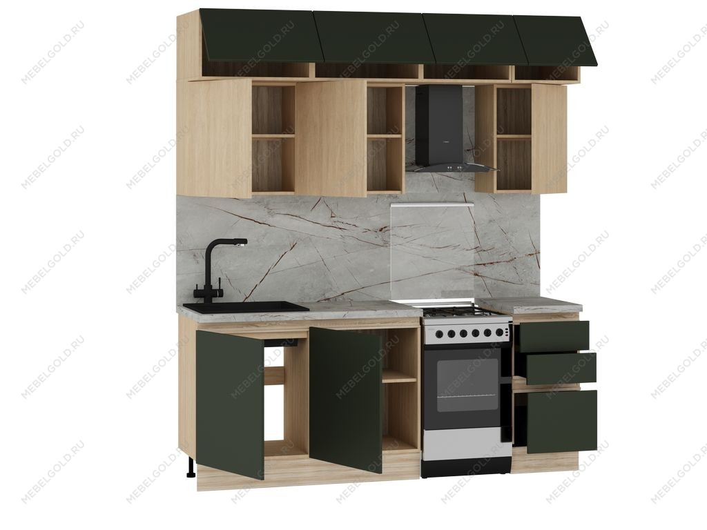 Кухня Женева (возможный вариант комплектации 3.2) | изображение 1