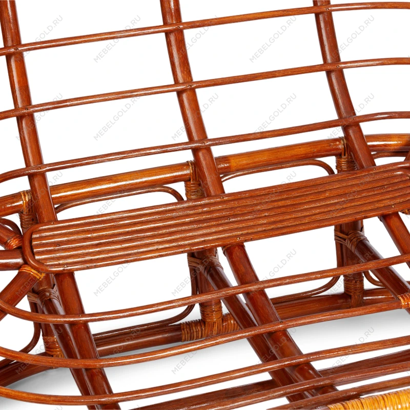 Диван MAMASAN/МАМАСАН 23/02 W/без подушки, 169х102х80 см, Cognac (коньяк) | изображение 2