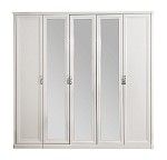 Шкаф Мишель 5-дверный белый матовый | изображение 1