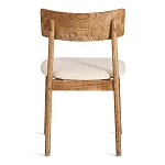 Стул THOR, дерево вяз/ткань лен, груша№3/бежевый лен, 50х48х81,5 см | изображение 3