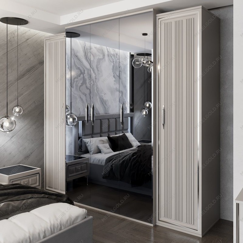 Шкаф Замира 5-дверный серый камень | изображение 2