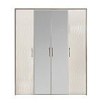 Шкаф Гравита 4-дверный белый глянец | изображение 1