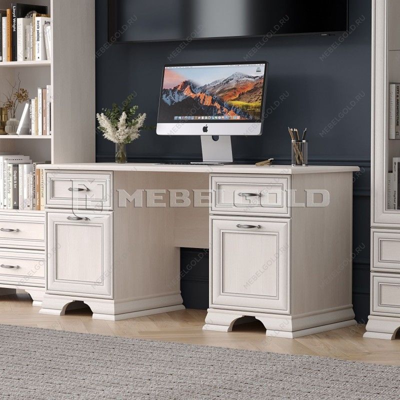 Стол письменный Тиффани вудлайн кремовый | изображение 2