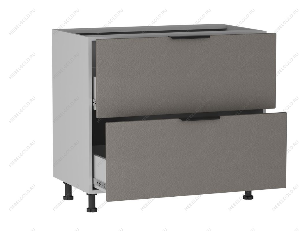 Стол с ящиками СЯ-2-90, Ватель (900*523*820) Экокожа Мокко, 23724 | изображение 1