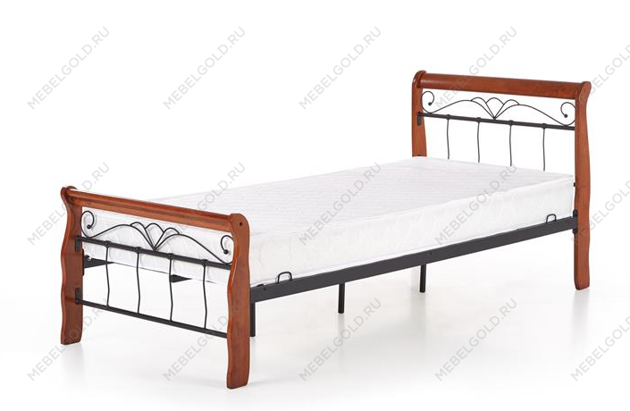 Кровать Halmar VERONICA 90 (черешня античная/черный) | изображение 3