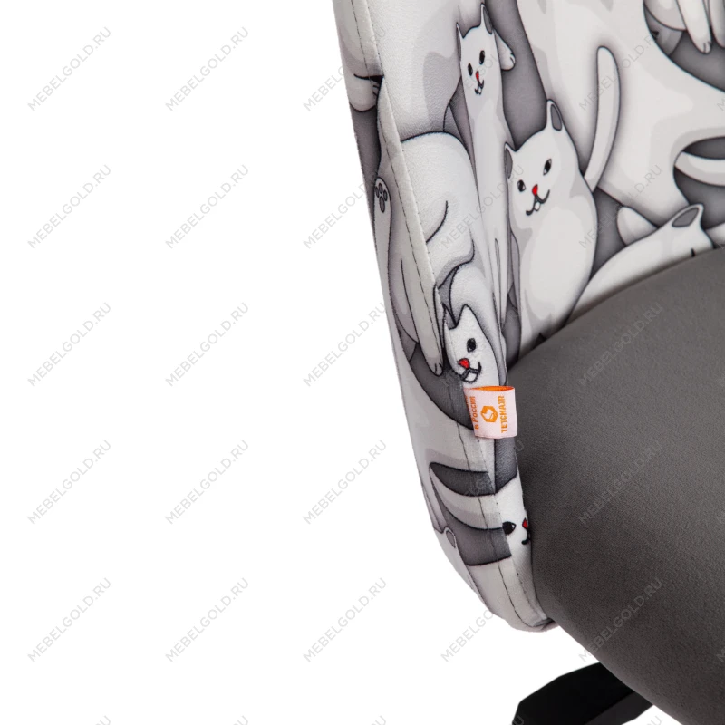 Кресло MELODY, ткань/флок, серый, Cats/29 | изображение 6