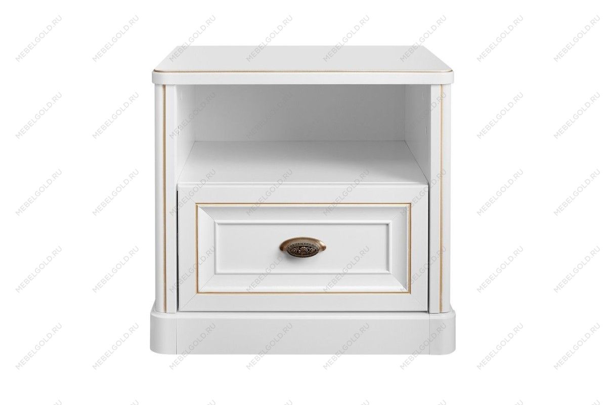 Тумба прикроватная детская Натали белый глянец | изображение 2
