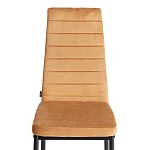 Стул Easy (mod. JSC02-1), металл, флок, 41 х 52 х 96 см, brown (золотисто - коричневый) HLR12 / черный | изображение 5