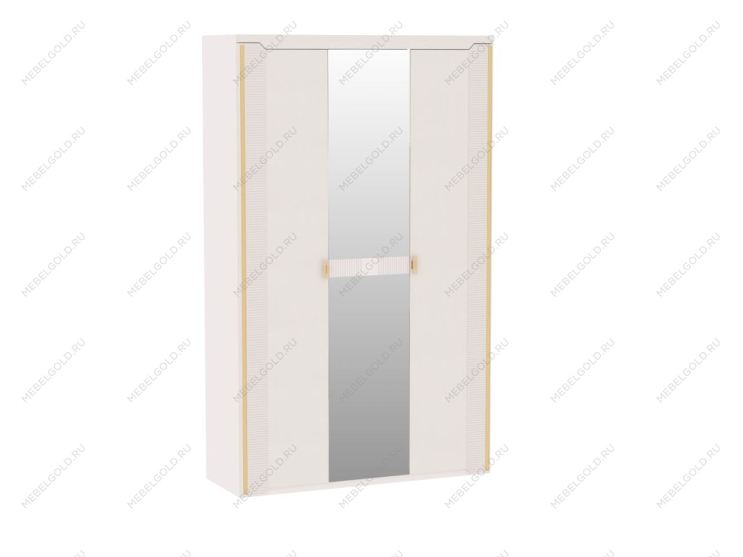 Шкаф 3-дверный, Сиде (1410*523*2304) Белый, 12910