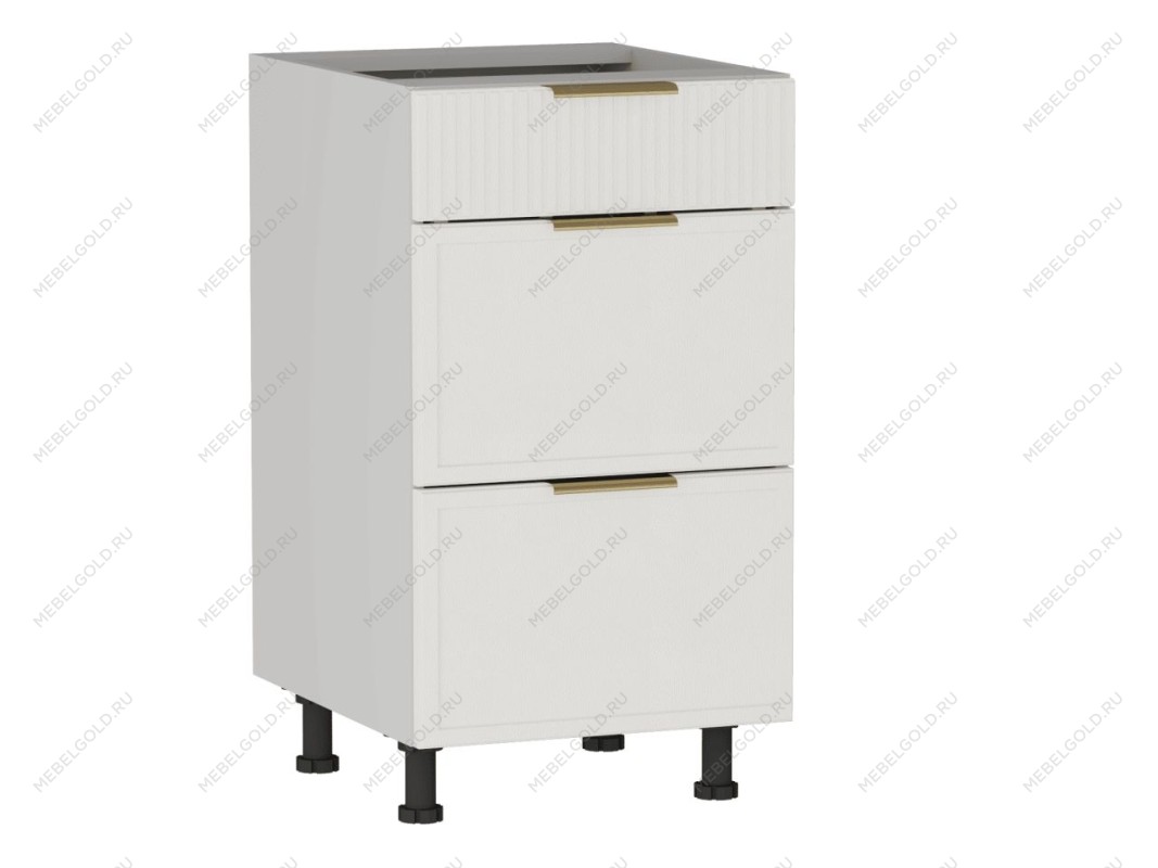 Стол с ящиками СЯ-45 (140/284), Берта (450*528*820) Экокожа Белый, 25322