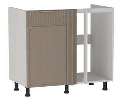 Стол под мойку угловой СМУ-100, Берта (900*554*820) Мокко, 25118