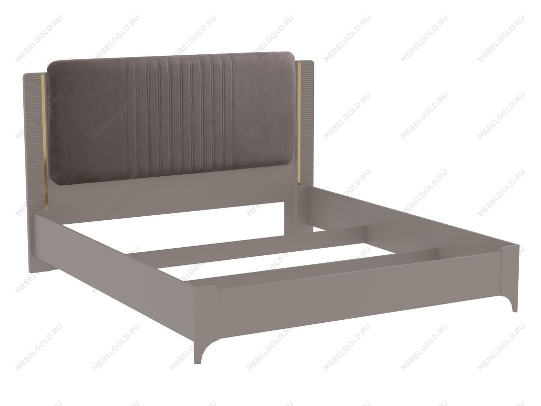 Кровать (каркас) 1800 (велюр), Сиде (1892*2082*1200) Мокко, 12621 | изображение 1