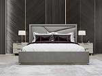 Кровать Лейла 180х200 светло серый камень | изображение 1