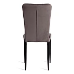 Стул VERTER (mod. BC577-DC), металл, флок, 41 х 52 х 95 см, Dark grey (темно-серый) HLR24 / черный | изображение 3