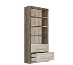 БРИМНЭС / СИРИУС Стеллаж ИКЕА / IKEA 2 ящика 78х190 сонома | изображение 2