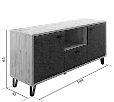 Тумба Грейс RTV2D1S