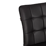 Полубарный стул Bari/Бари, экокожа, черный, 42х55х99 см | изображение 6