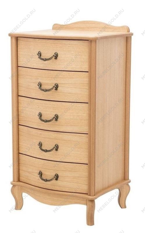 Комод Джульетта узкий 5 ящ.(светлый дуб)