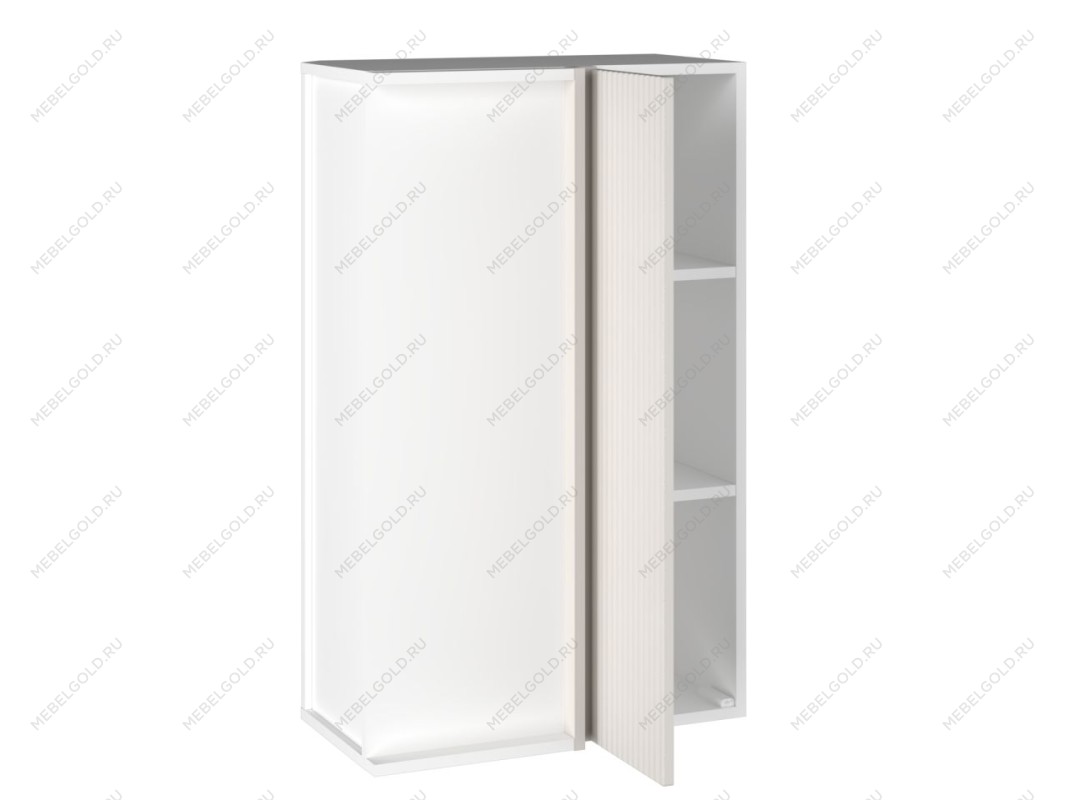 Шкаф 960 ШВП-60 правый, Виста (600*350*960) Экокожа Белый, 26319 | изображение 1