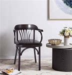 Стул Михаэль мягкий (венге, экокожа ЧЕРНАЯ) | изображение 1