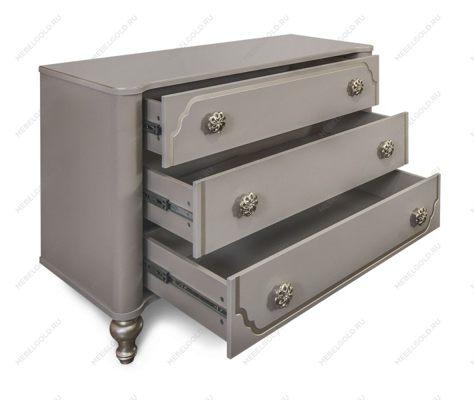 Комод Лали 3 ящика серый камень | изображение 1