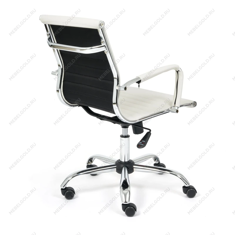 Кресло URBAN-LOW, кож/зам, белый, 36-01 | изображение 3